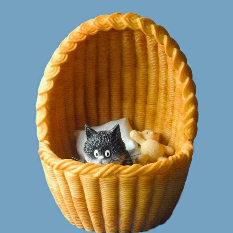 Dubout Cats - Cosy Nest Cat Figurine