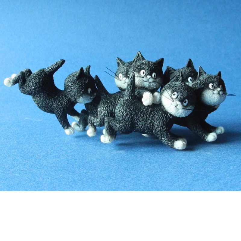 Dubout Cats - Playtime Cat Figurine
