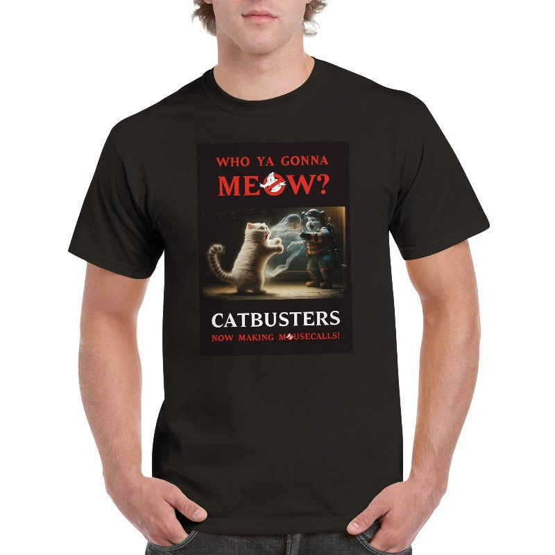 Catbusters Heavyweight Unisex Crewneck T-shirt
