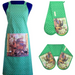 Alex Clark Cat House Apron and Oven Gloves - Gift Set