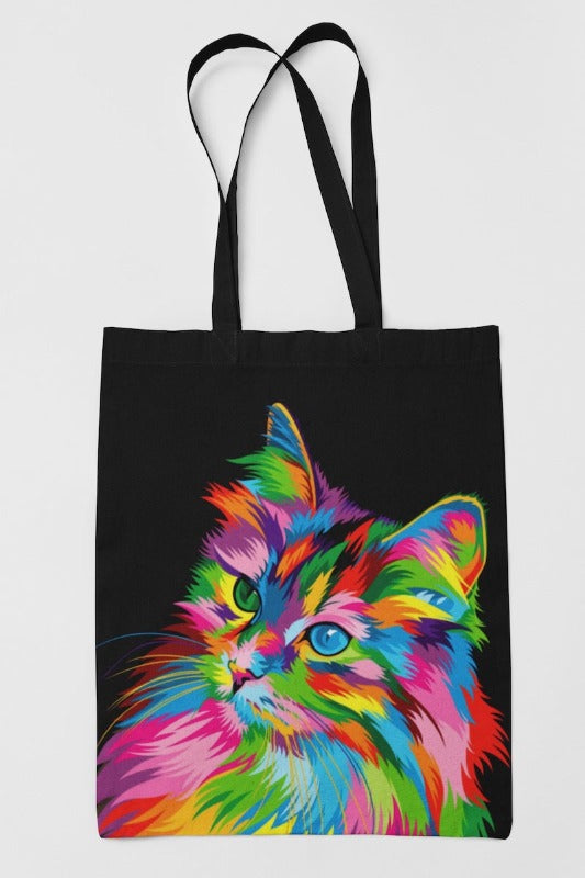 Rainbow Cat Tote / Shopping Bag