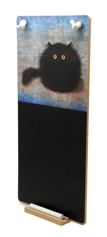 Oreo Cat Chalkboard & Chalk and Matching Coasters - Gift Set