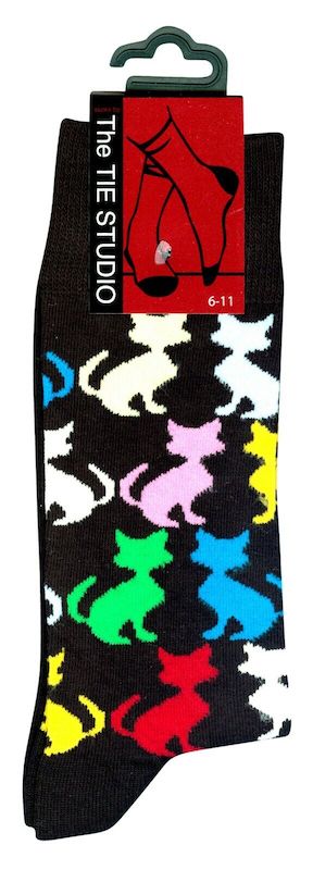 Colourful Cat Socks