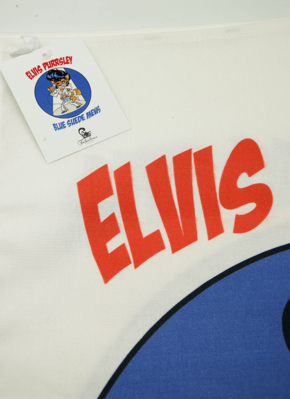 Elvis Purrsley Cat Cotton Tea Towel