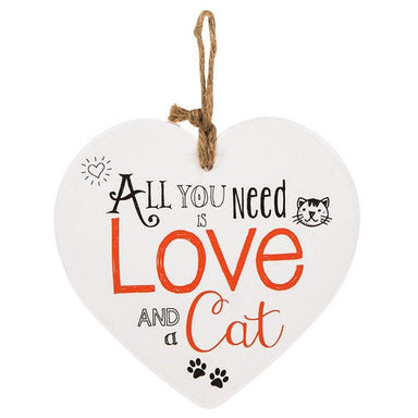 From the Heart Cat Plaque