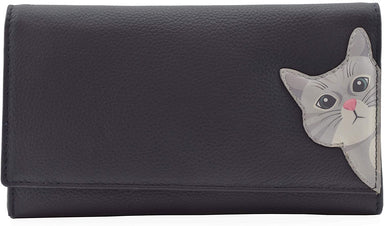 Cleo the Cat Matinee Purse Navy