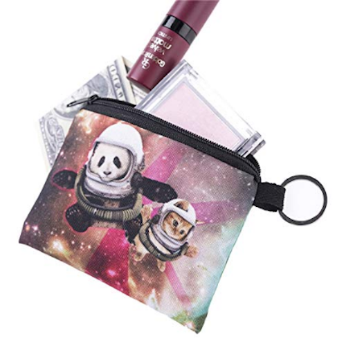 Cat and Panda Small Coin Purse