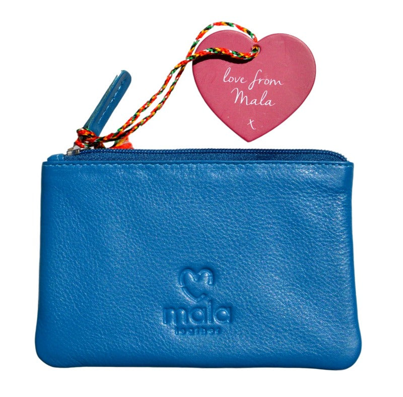 Mala Leather Cat in the Window Coin Purse