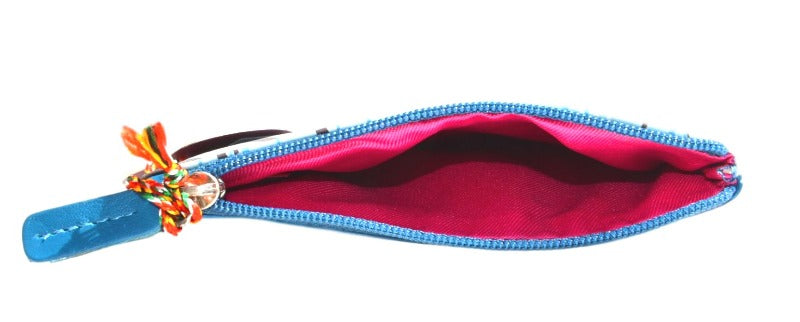 Mala Leather Cat in the Window Coin Purse