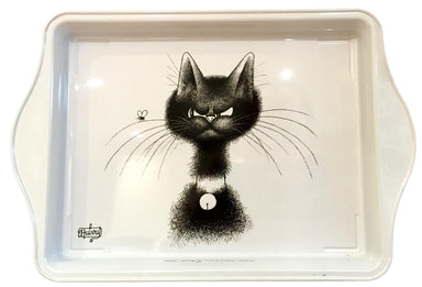 Dubout Cats - The Fly Metal Scatter Tray (La Mouche)