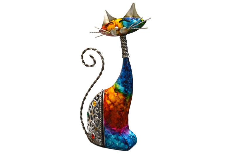 Metal Cat Ornament