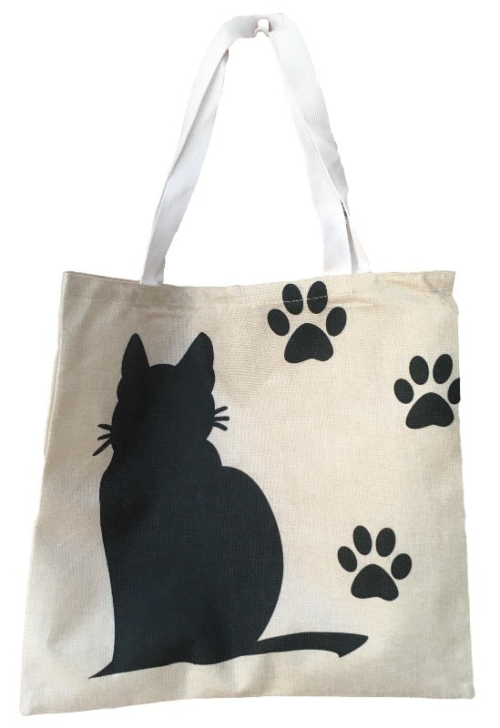 Black Cat Tote / Shopping Bag