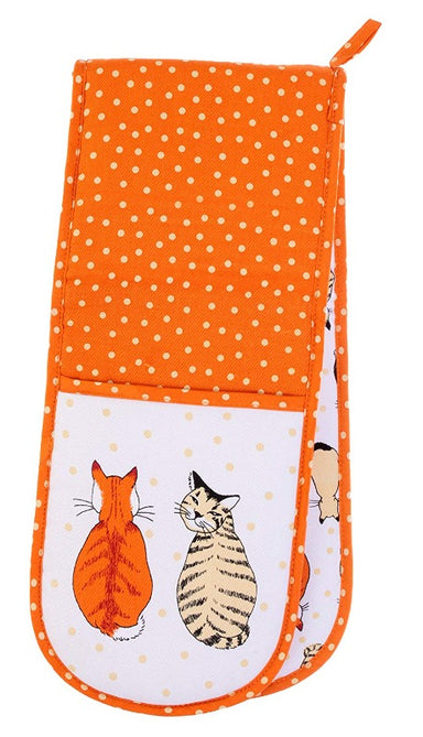 Cats in Waiting Double Oven Gloves