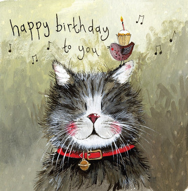 Klaus Cat Birthday Card