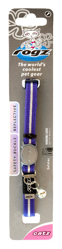 Rogz Purple AlleyCat Collar