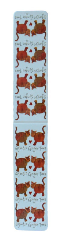 Gigantic Ginger Toms Cat Magnetic Bookmark