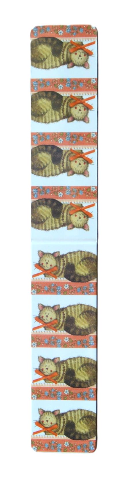 Cat & Bow Cat Bookmark