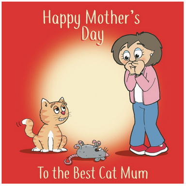 Best Cat Mum Greeting Card