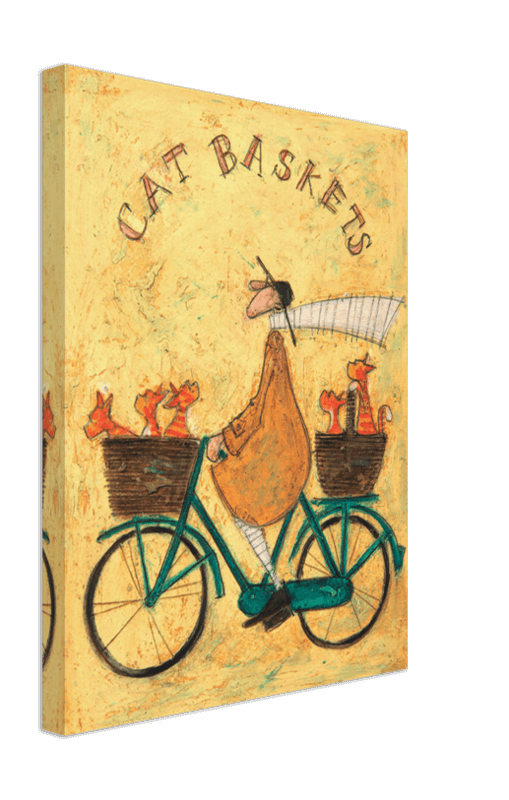 Sam Toft Cat Baskets Canvas Print 40x30cm