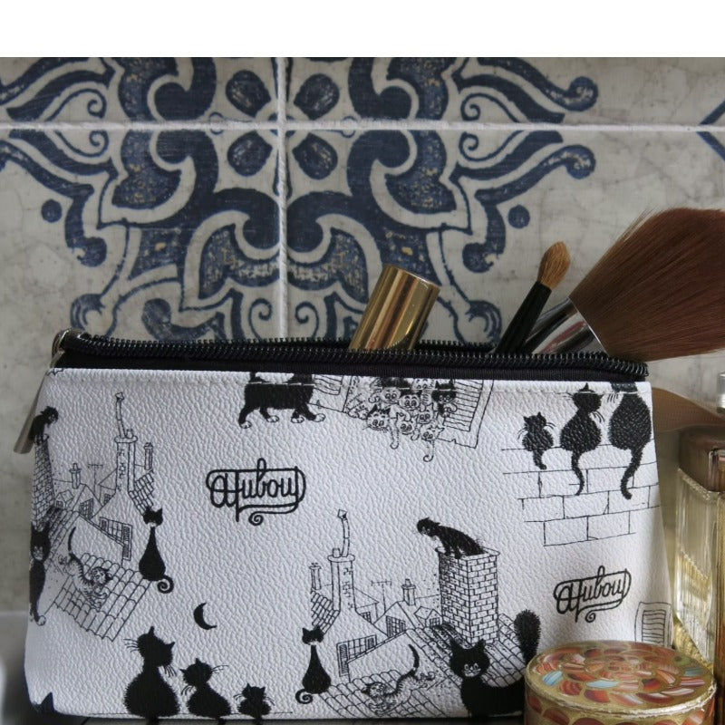 Cats of Dubout - Make-Up Bag / Clutch / Pencil Case / Wash Bag