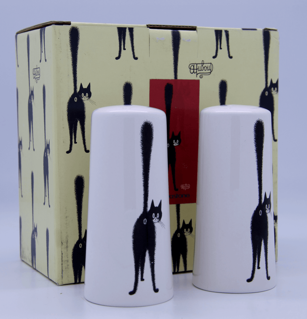 Dubout Cats "The Third Eye" Ceramic Salt and Pepper Set