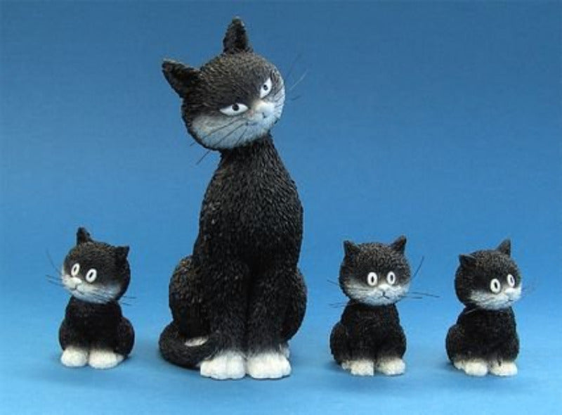 Dubout Cats - Cats in a Row Figurine