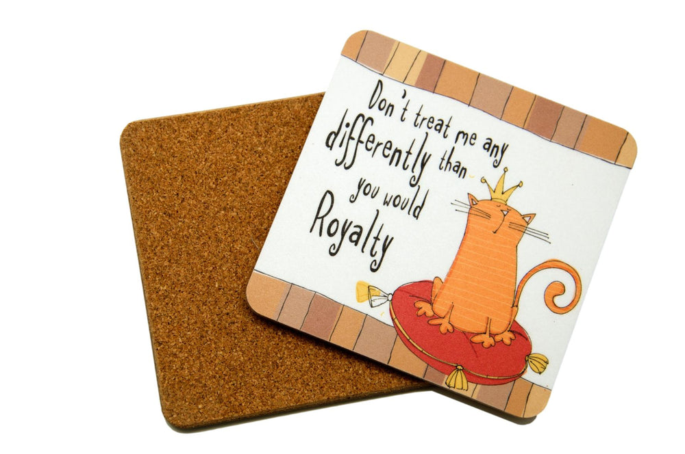 Don't Treat me Differently Set of 4 Cat Coasters