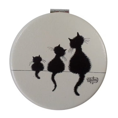 Dubout - Trio of Cats – Pocket Compact Mirror