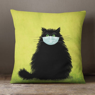 The Masketeer Cat Soft Feel Cushion