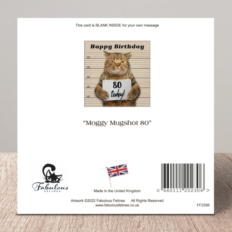 Tarjeta De Cumpleaños Divertida Con Pedo De Gato Negro Al Por Mayor Para Tu Tienda