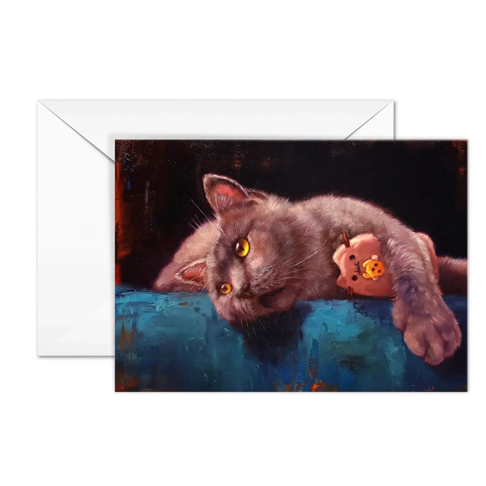 Everyone Needs a Pusheen by Lucia Heffernan Cat Greeting Card