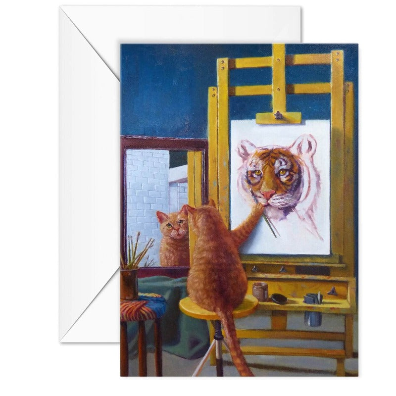 Dream Big by Lucia Heffernan Cat Greeting Card