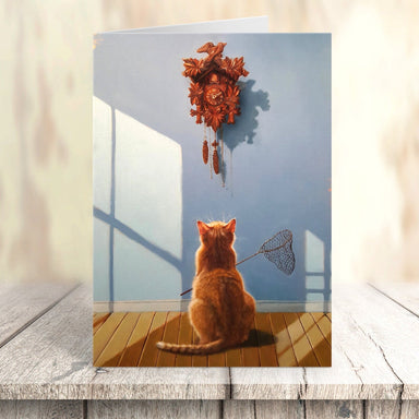 Lunchtime by Lucia Heffernan Cat Greeting Card