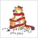 Cat Themed Christmas Card 'Feline Festive' Funny Cat Christmas Greeting Card by Holly Surplice