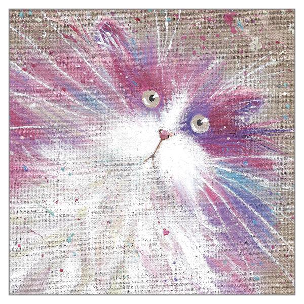 Kim Haskins Cat Themed Greeting Card 'Flump' Cat Greeting Card
