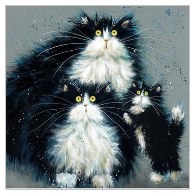 Kim Haskins Cat Themed Greeting Card 'Purrenthood' Cat Greeting Card