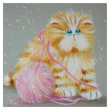 Kim Haskins Cat Themed Greeting Card 'Purrling' Cat Greeting Card