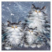 Kim Haskins Cat Themed Greeting Card 'Fluffy Tabby Family' Cat Greeting Card