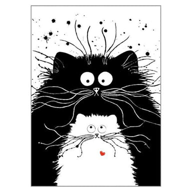 Kim Haskins Cat Themed Greeting Card 'You're Purrfect' Cat Greeting Card