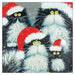 Kim Haskins Cat Themed Greeting Card 'Purrfect Christmas' Cat Greeting Card