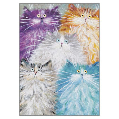 Kim Haskins Cat Themed Greeting Card 'Compawdres' Cat Greeting Card