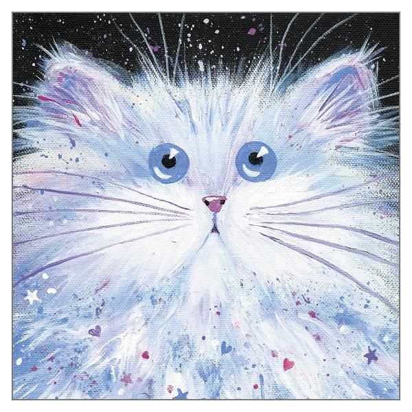 Kim Haskins Cat Themed Greeting Card 'Luna' Cat Greeting Card