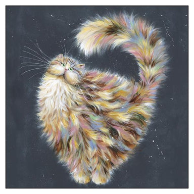 Kim Haskins Cat Themed Greeting Card 'Patapoufette' Cat Greeting Card by Kim Haskins
