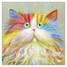 'Moustachou' Cat Greeting Card by Kim Haskins