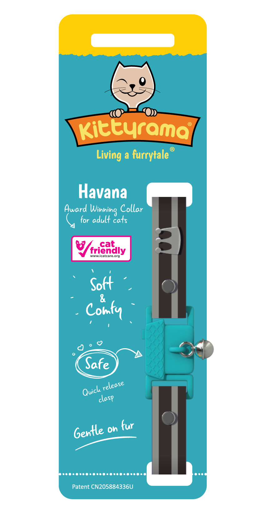 Kittyrama Havana Silicone Hypoallergenic Collar