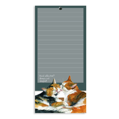Real Affection? Always Cat Shaped Magnetic Notepad by Anna Danielle