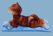 Funny Cat Ornament 9 Lives Costa Cat Ginger Figurine