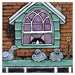 'The Roost' Cat Greeting Card by Lisa Marie Robinson