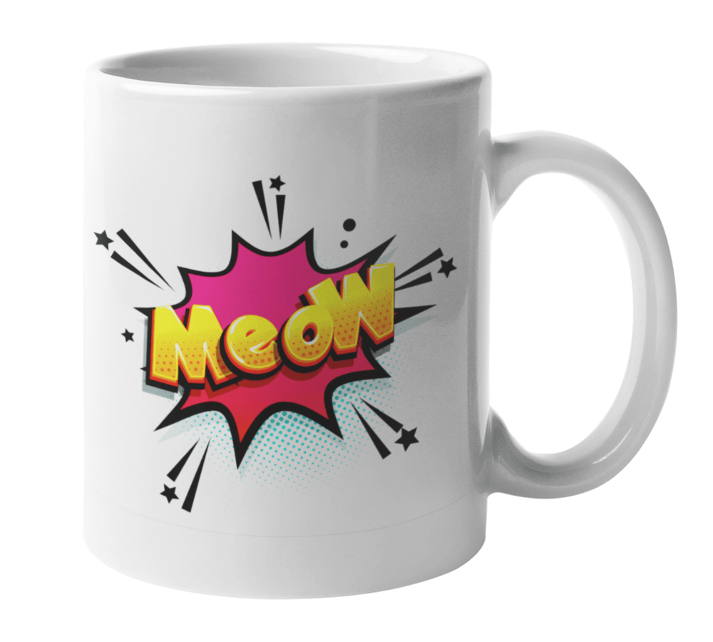 MEOW Cat Mug