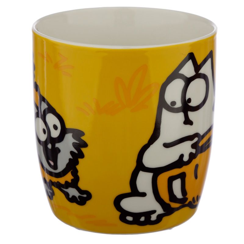 Simon's Cat Orange Mug